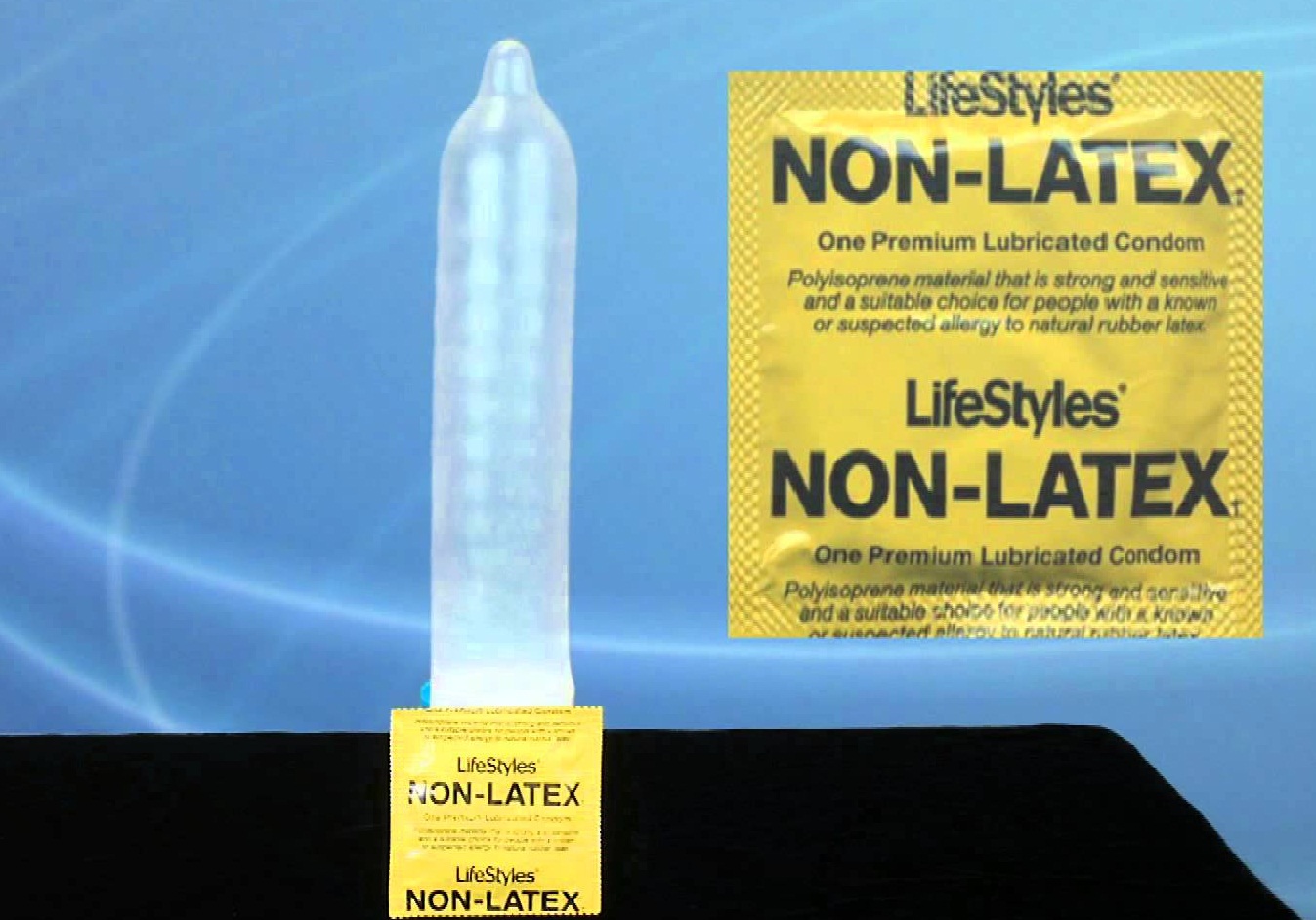 Various types of Polyisoprene condoms
