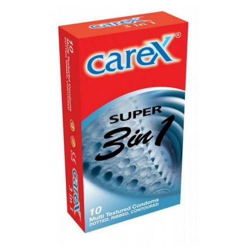 Carex dotted and ribbed condoms