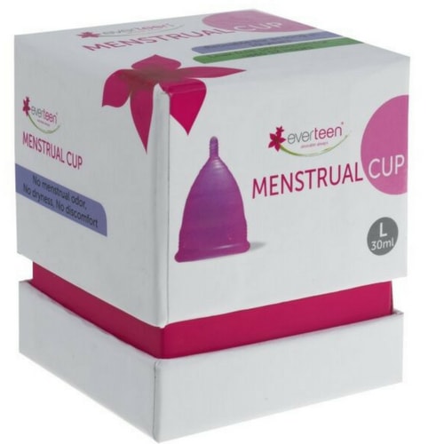 Everteen Menstrual cup - Large - Solid tube stem