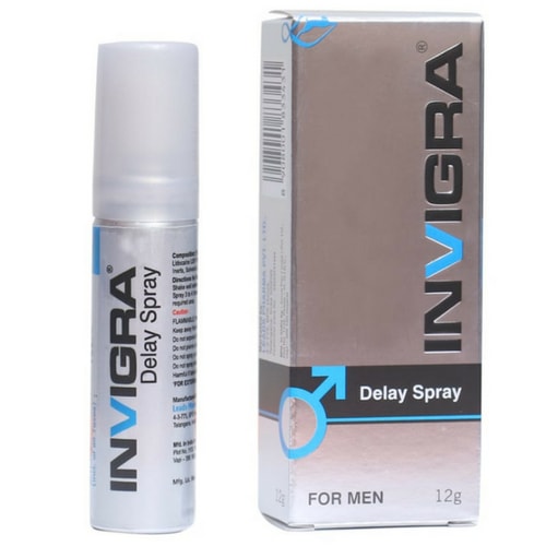 Invigra Delay Spray - 12g - Long lasting - 5 to 10 minutes prolonged pleasure