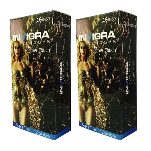 Invigra Feather Touch Condoms pack of 12