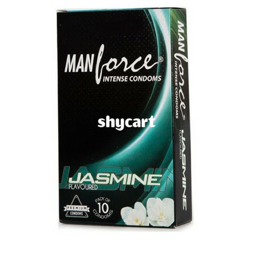 Manforce Jasmine flavor condom - Extra dotted condoms - 10 condoms