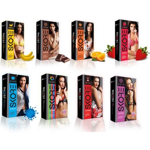 Skore All Flavour condoms Combo