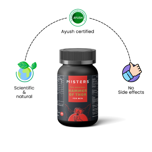 Misters Hammar of Thor Capsules with Ashwagandha For Men 60 capsules