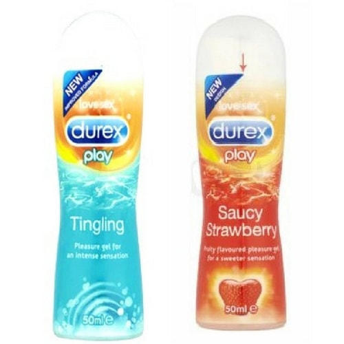 Durex different flavoured lubes combo