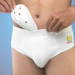 Mens Groin Protector Cup Pocket Underwear Exercise Crotch