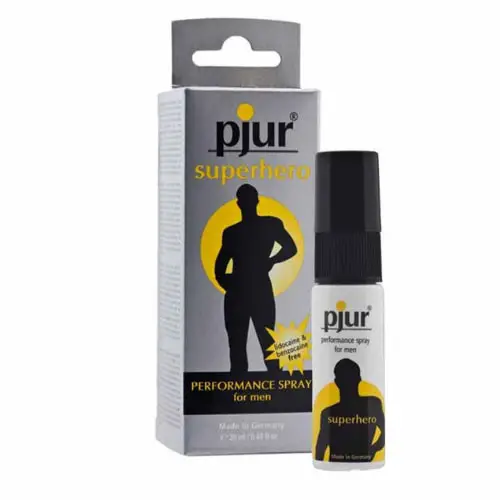 Pjur: Superhero performance spray for men - 20 ml - 20 to 30 minutes extra performance