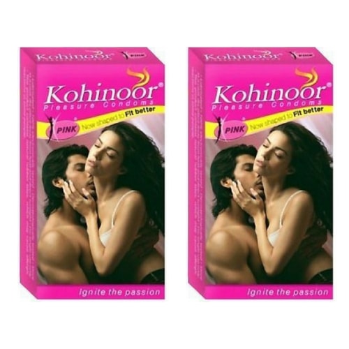 Kohinoor pink condom 10s x 2