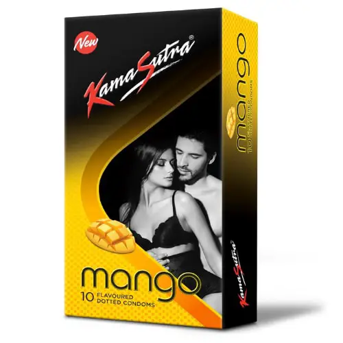 KamaSutra Exotica Mango Flavoured Condoms 10