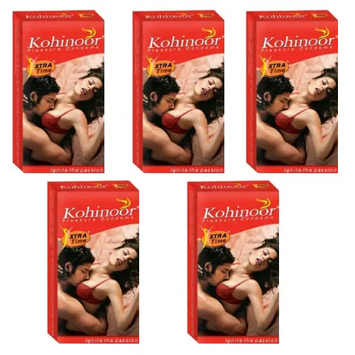 Kohinoor xtra time condoms combo 10s x 5