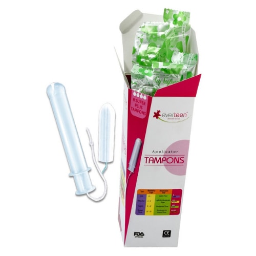 Everteen Super Plus Tampons with Applicator
