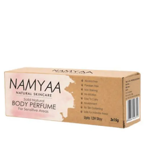 Namyaa Solid Natural Body Perfume for Sensitive Areas Pack of 3