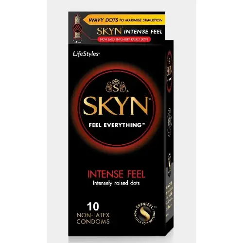 SKYN Intense Feel Non Latex Condoms Pack of 10s