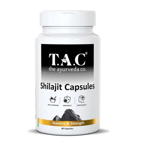 TAC - The Ayurveda Co. 100% Natural Shilajit Capsules