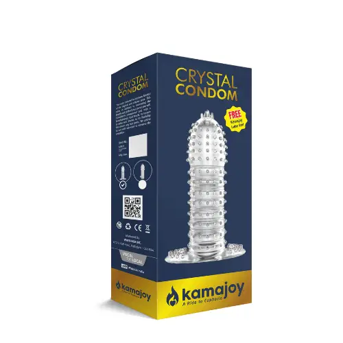 Kamajoy Crystal Condoms Reusable condom Skin Brown colour
