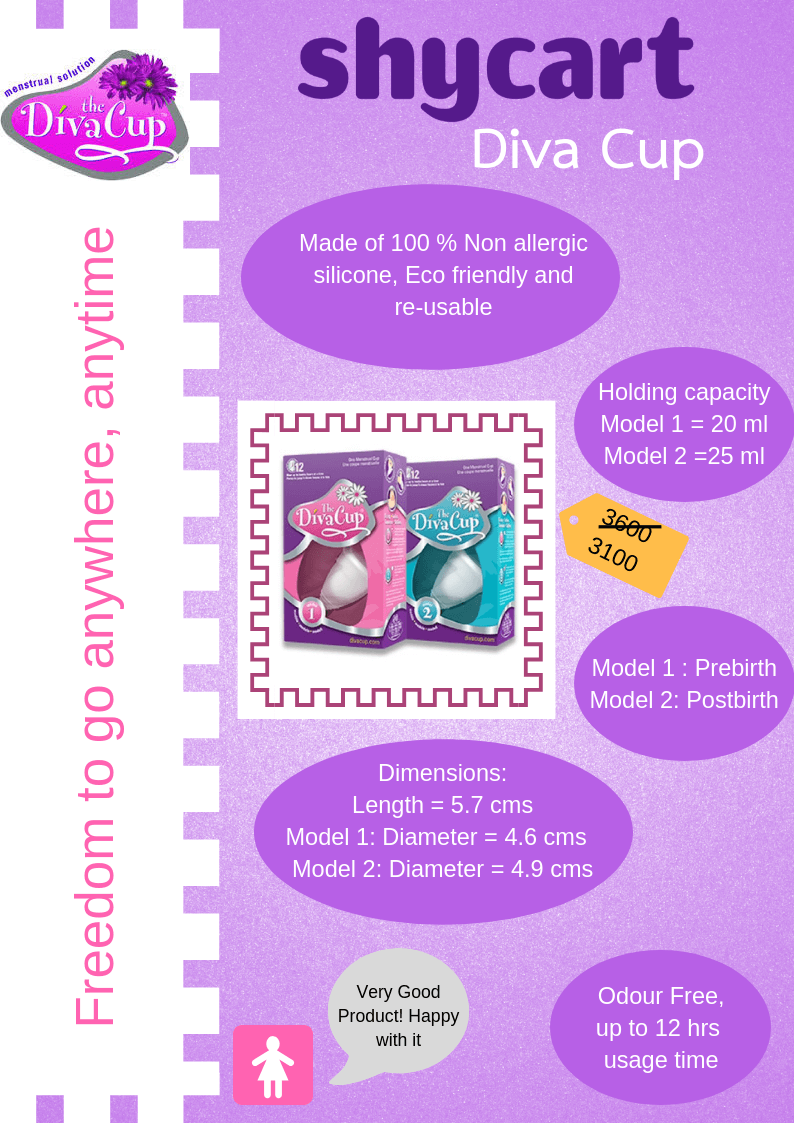 Diva cup online in Inida - Reviews, Ratings and Price