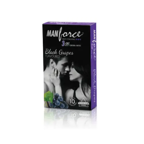 Manforce Black Grapes flavoured condoms 10
