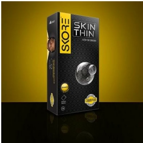 Skore Skin Thin Condoms - Thinnest Condoms 10s Pack