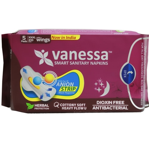 Vanessa anion sanitary napkins for heavy flow – Size - xxxl(410mm)