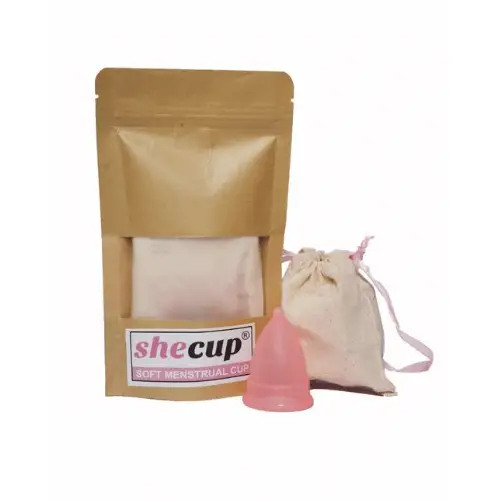 Shecup - Menstrual cup - Regular Size - 28 ml capacity - Flat Knob Stem