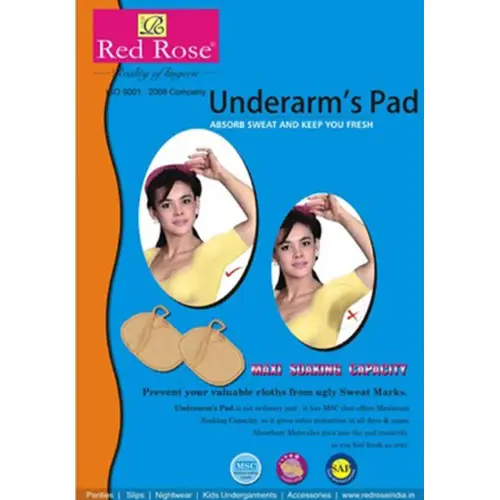 Reusable under arms pad - 1 pack of 4 pairs