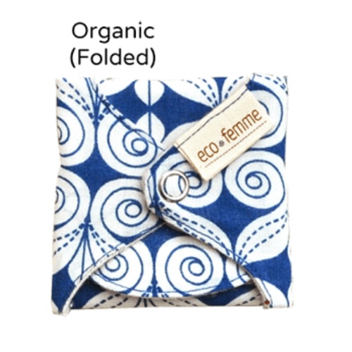 Eco-Femme Organic Reusable Panty liners with PUL pack of 3