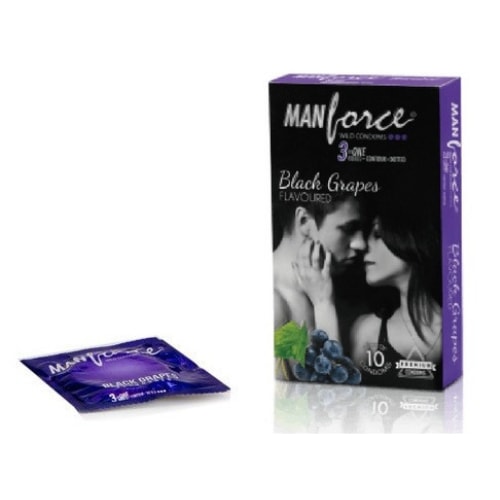 Manforce Staylong Gel and Grapes Flavoured condoms