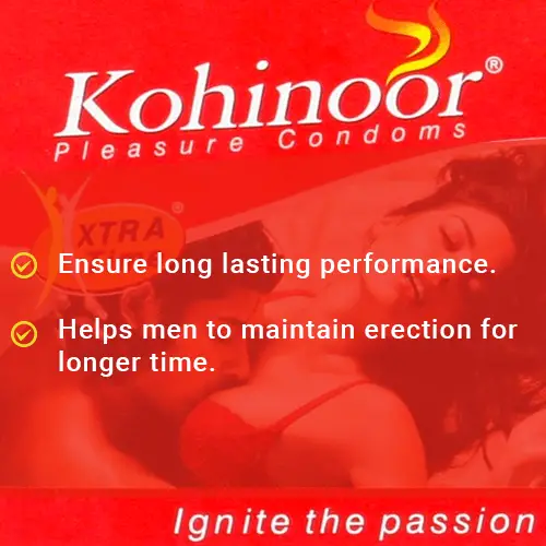 Kohinoor xtra time pleasure condoms 10
